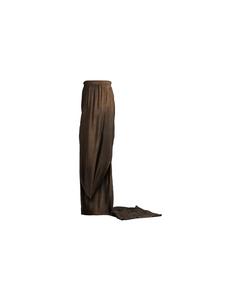 Uma Wang KLEIDER - Maxi-Kleiderauf YOOX.COM Dunkelbraun