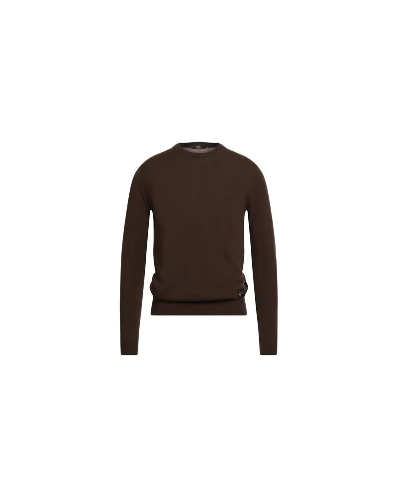 Roberto Cavalli STRICKWAREN - Pulloverauf YOOX.COM Dunkelbraun
