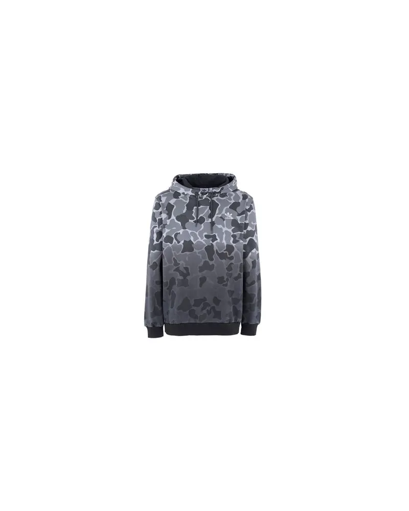 adidas CAMO HOODIE        - TOPS - Sweatshirtsauf YOOX.COM Grau