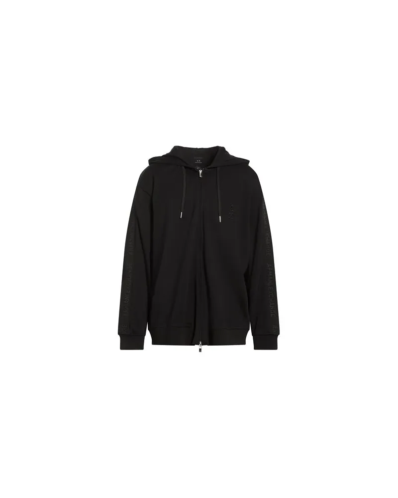 Armani Exchange TOPS - Sweatshirtsauf YOOX.COM Schwarz