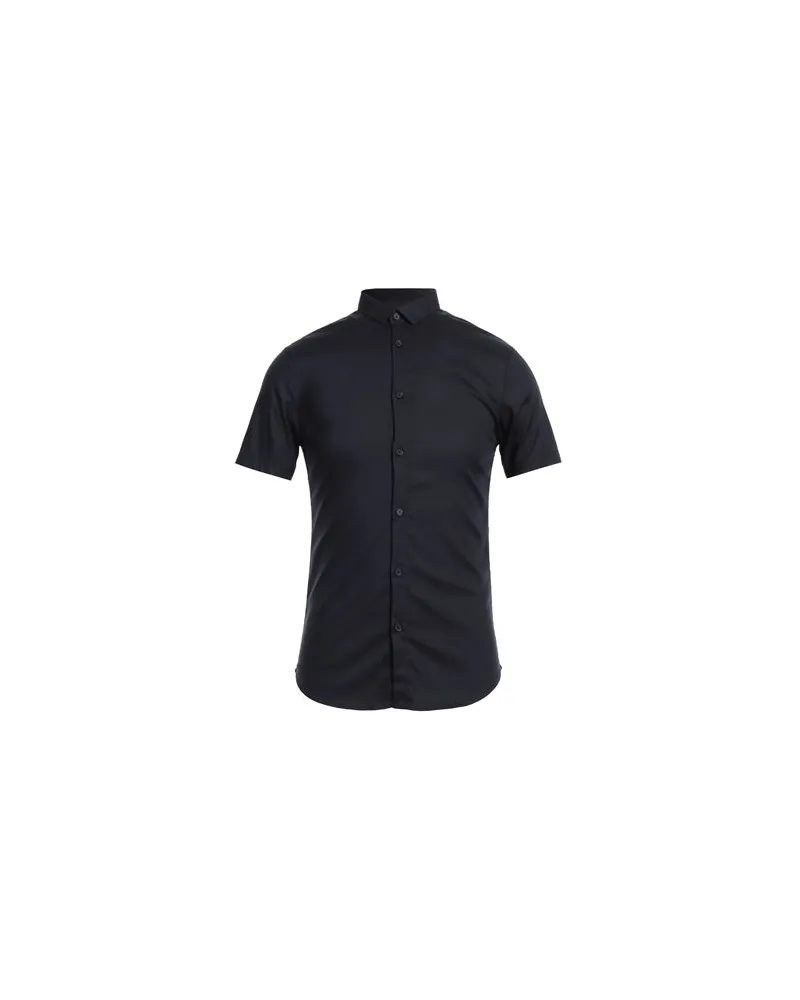 Armani Exchange TOPS - Hemdenauf YOOX.COM Nachtblau