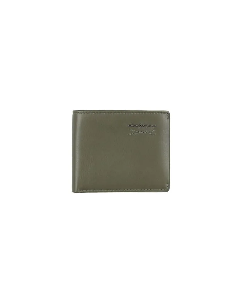 Piquadro Kleinlederwaren - Brieftaschenauf YOOX.COM Militärgrün