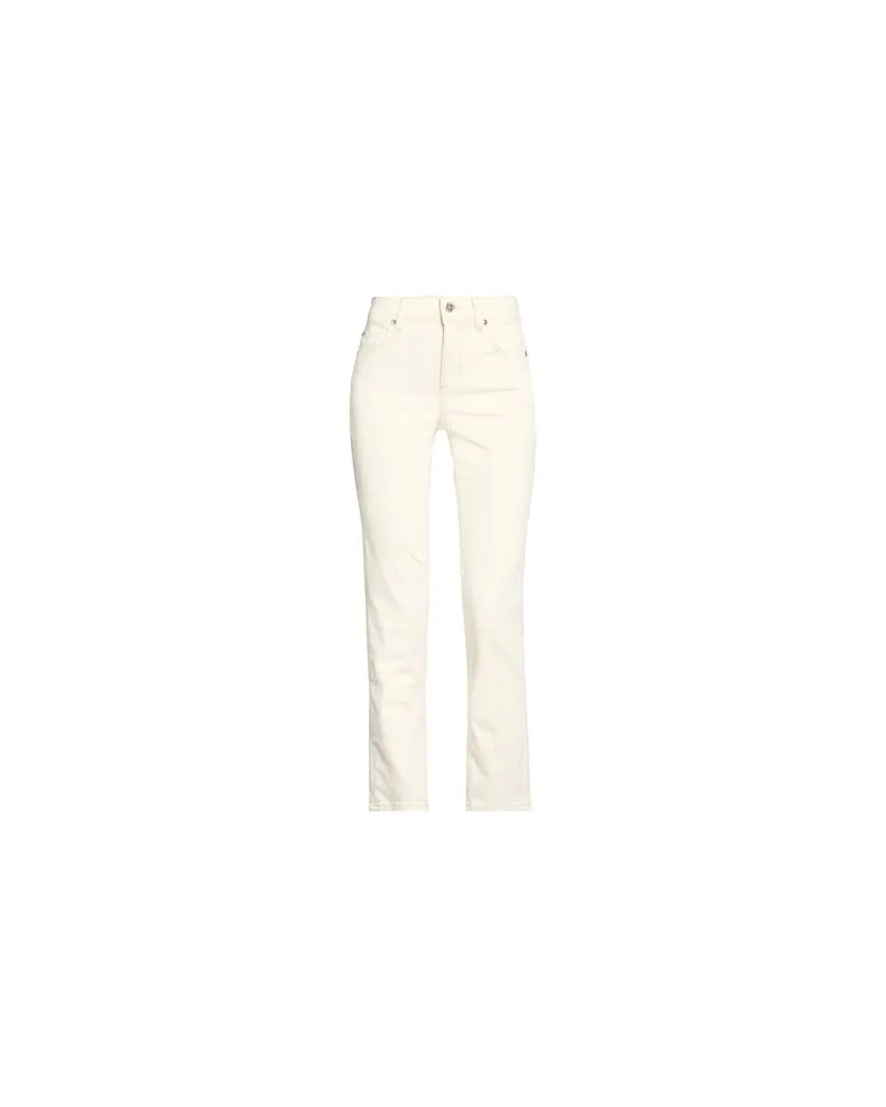 Liu Jo HOSEN & RÖCKE - Jeanshosenauf YOOX.COM Elfenbein