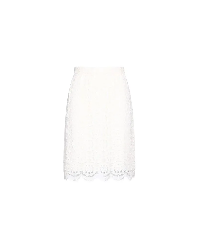Dolce & Gabbana HOSEN & RÖCKE - Midi-Röckeauf YOOX.COM Weiß