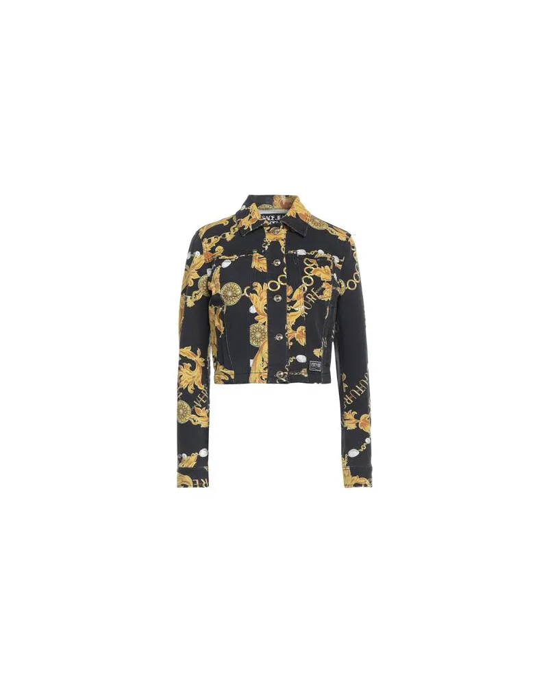 Versace Jeans JACKEN & MÄNTEL - Jeansjacken/Mäntelauf YOOX.COM Schwarz