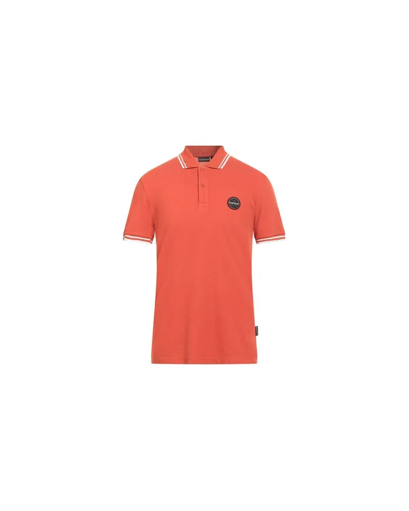 Napapijri TOPS - Poloshirtsauf YOOX.COM Orange