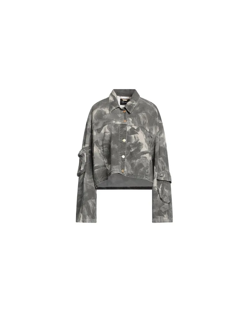 Blumarine JACKEN & MÄNTEL - Jeansjacken/Mäntelauf YOOX.COM Blei