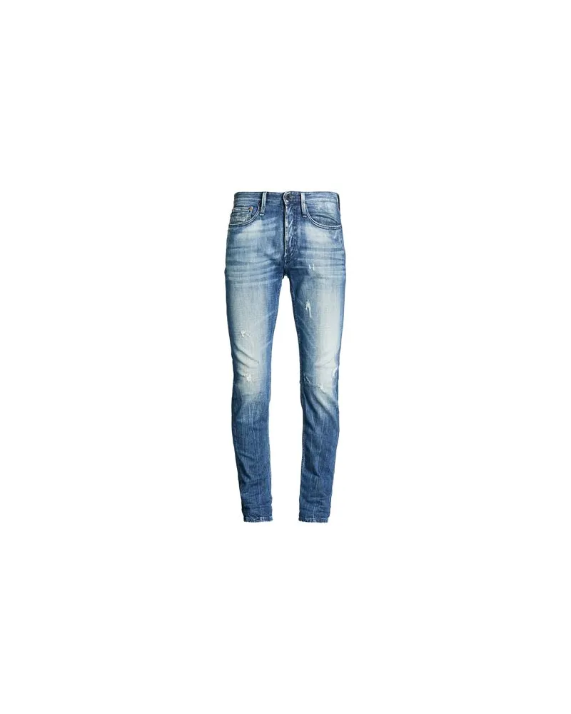 DENHAM HOSEN & RÖCKE - Jeanshosenauf YOOX.COM Blau