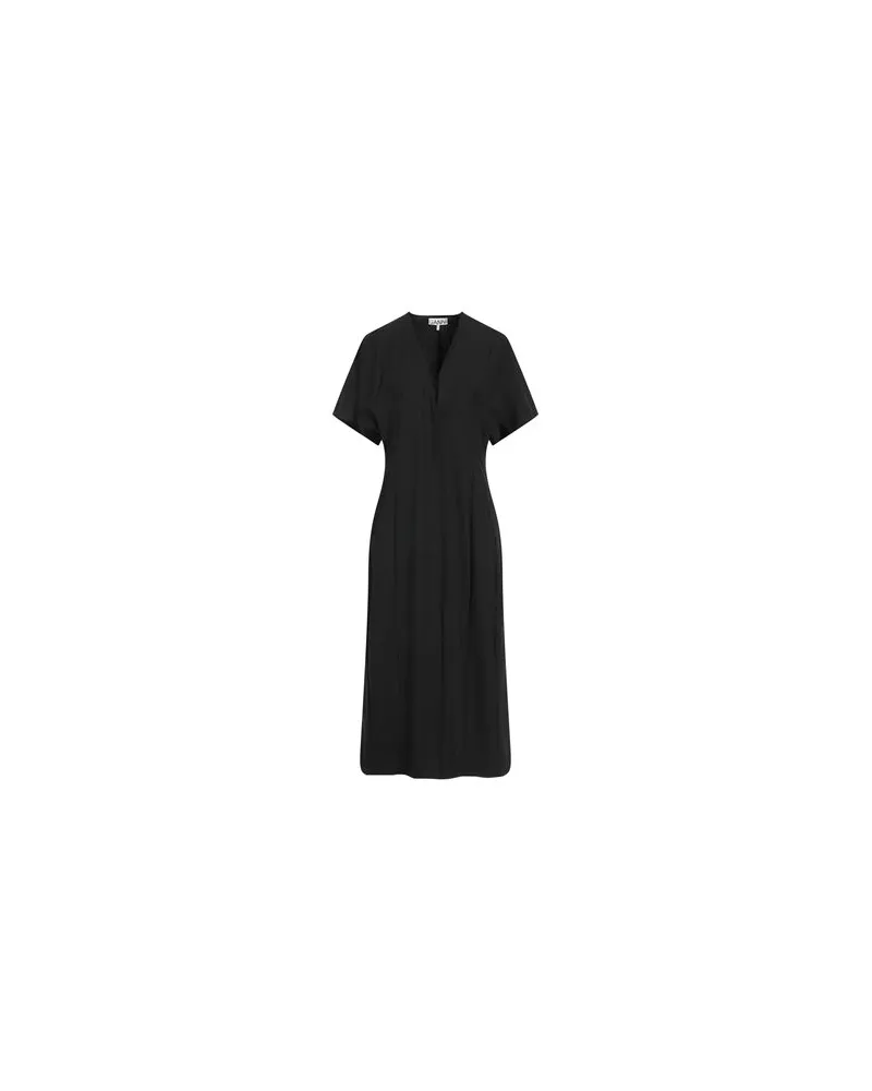 Ganni KLEIDER - Midi-Kleiderauf YOOX.COM Schwarz