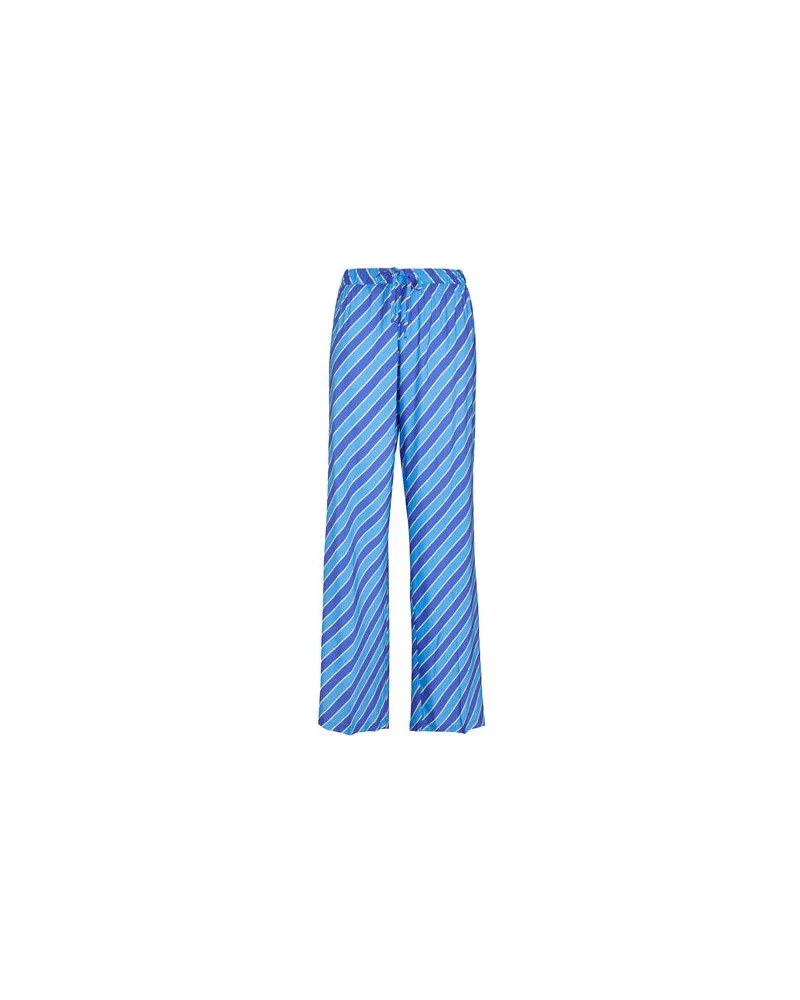 8 by Yoox PRINTED PULL-ON PANTS  - HOSEN & RÖCKE - Hosenauf YOOX.COM Azurblau