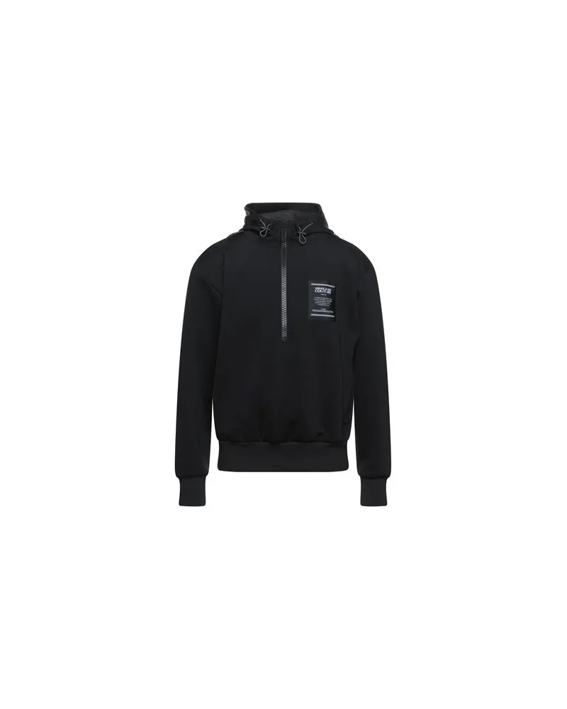 Versace Jeans TOPS - Sweatshirtsauf YOOX.COM Schwarz