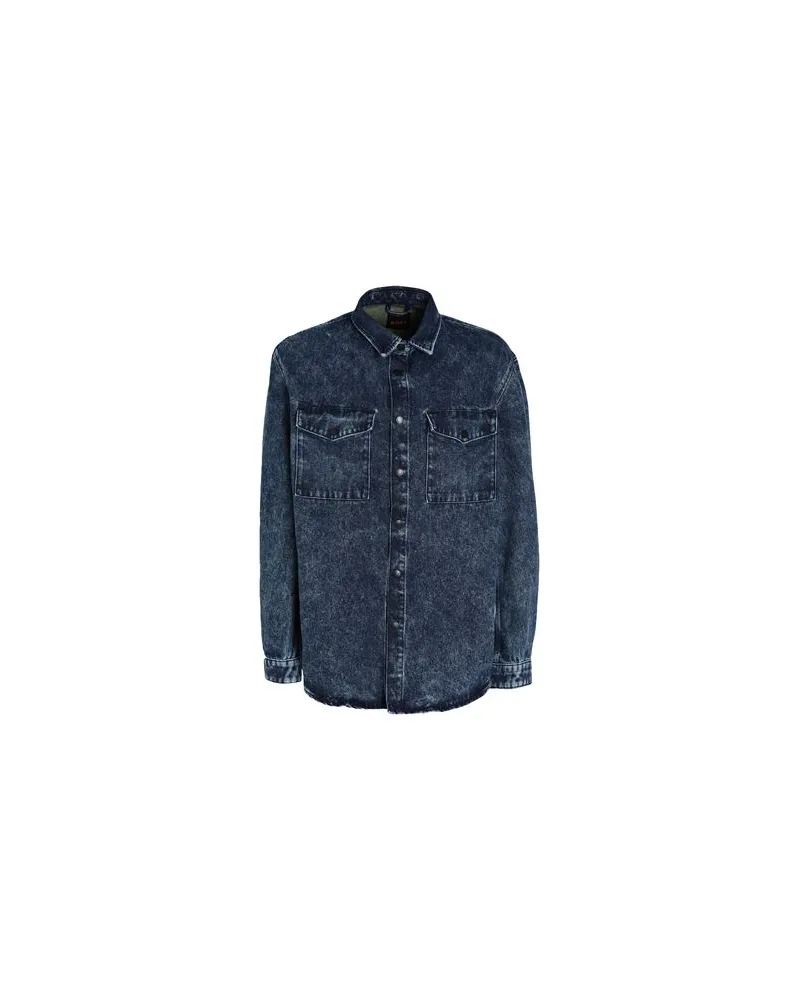 HUGO BOSS TOPS - Jeanshemdenauf YOOX.COM Blau