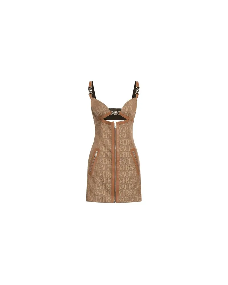 Versace KLEIDER - Mini-Kleiderauf YOOX.COM Khaki