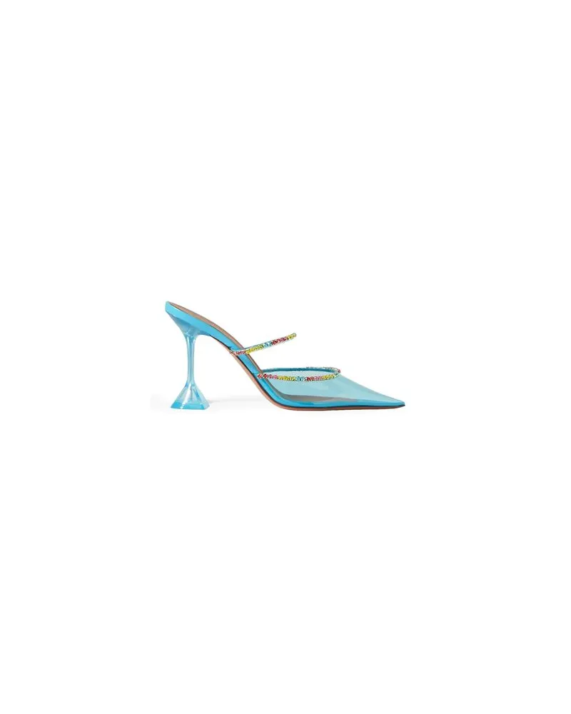 Amina Muaddi SCHUHE - Mules & Clogsauf YOOX.COM Azurblau
