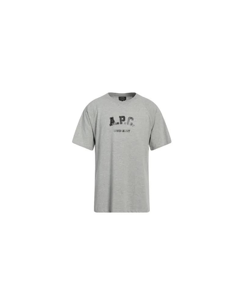 A.P.C. TOPS - T-shirtsauf YOOX.COM Hellgrau