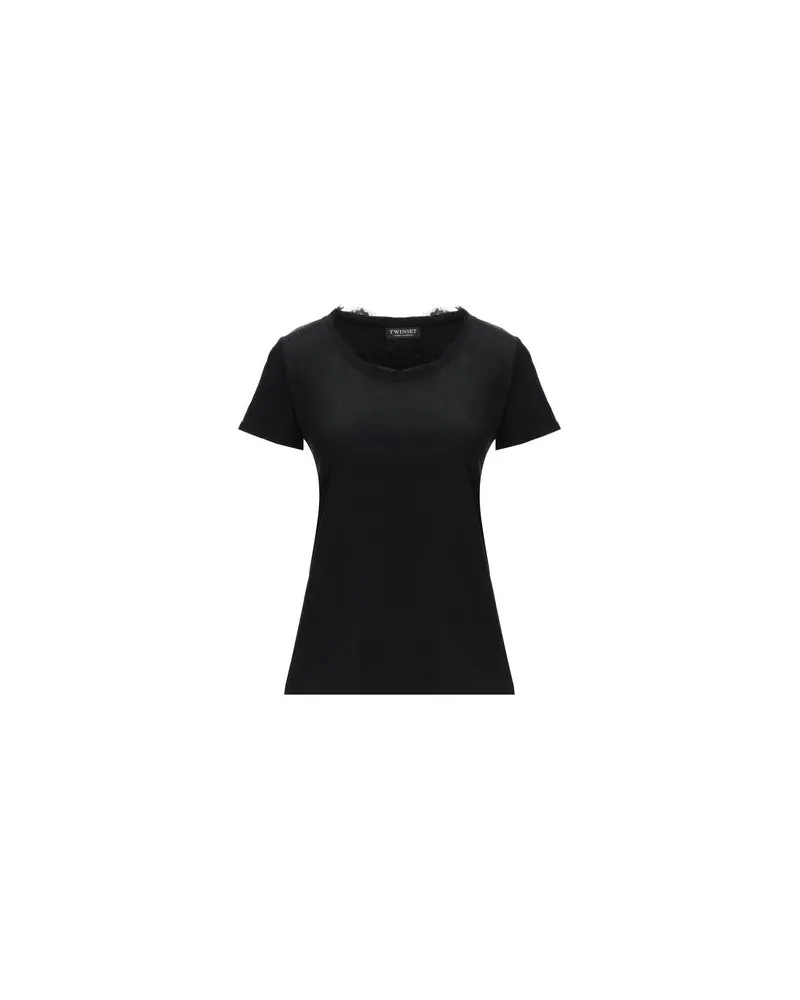 Twin-Set TOPS - T-shirtsauf YOOX.COM Schwarz