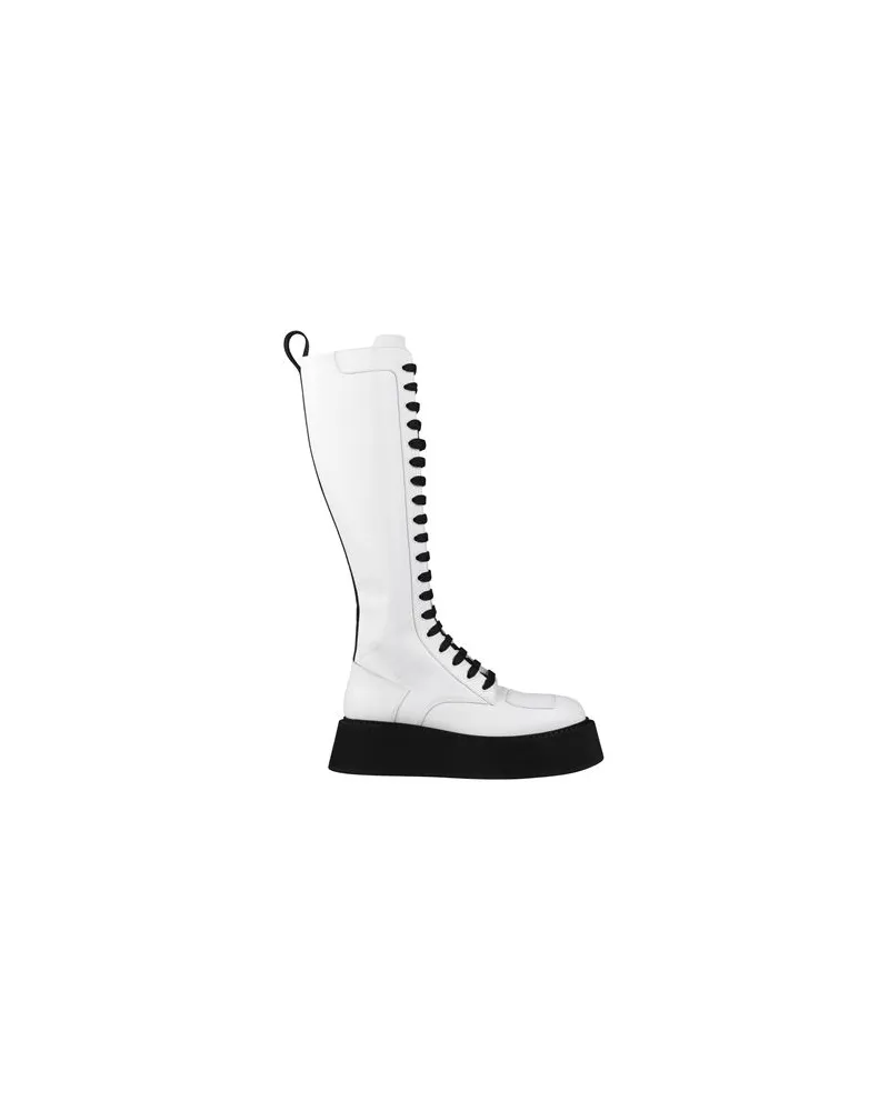 GCDS SCHUHE - Stiefelauf YOOX.COM Weiß