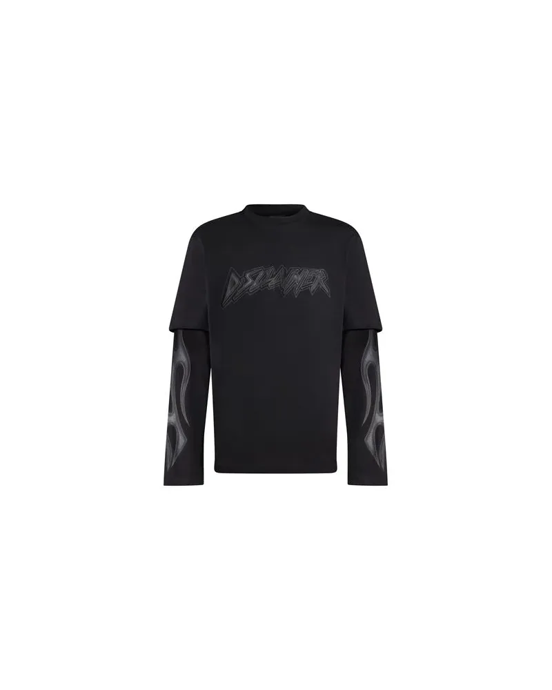DISCLAIMER TOPS - T-shirtsauf YOOX.COM Schwarz