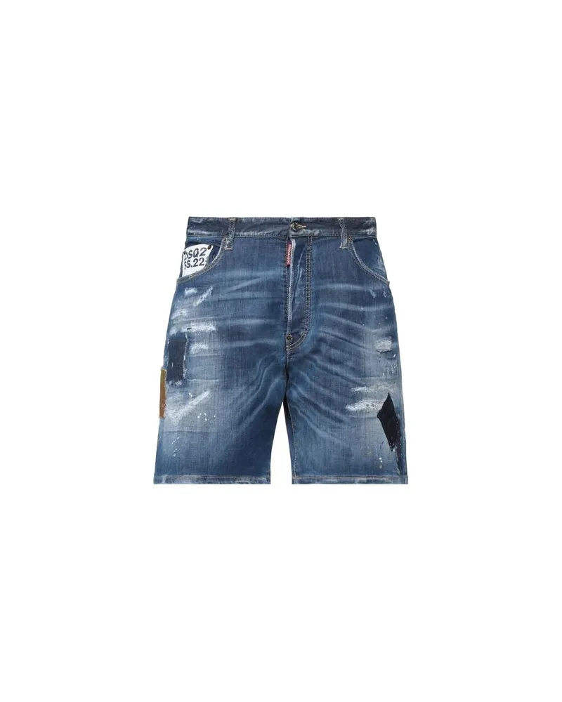 Dsquared2 HOSEN & RÖCKE - Jeansshortsauf YOOX.COM Blau