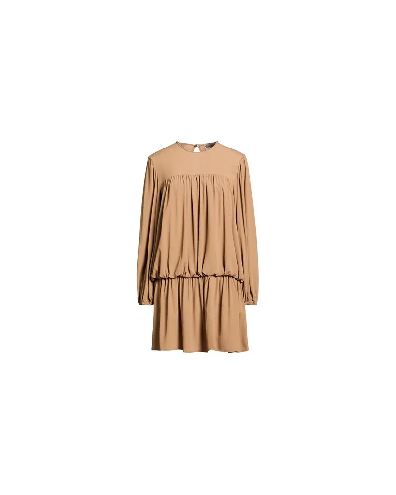 Semicouture KLEIDER - Mini-Kleiderauf YOOX.COM Kamel