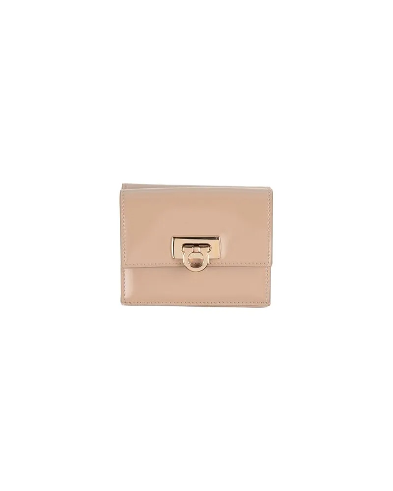 Ferragamo Kleinlederwaren - Brieftaschenauf YOOX.COM Beige