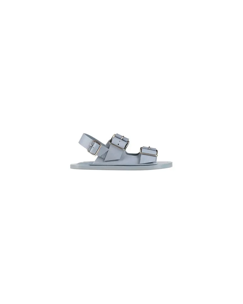 Jil Sander SCHUHE - Sandalenauf YOOX.COM Taubenblau