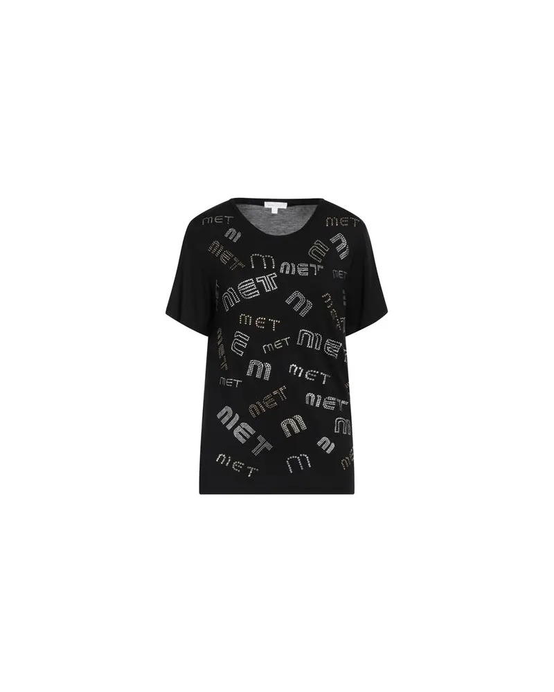 MET  TOPS - T-shirtsauf YOOX.COM Schwarz