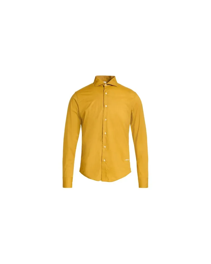 AT.P.CO TOPS - Hemdenauf YOOX.COM Senf