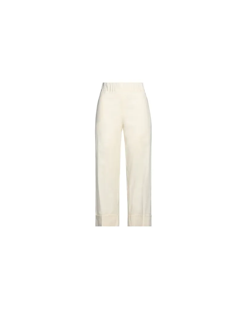D.EXTERIOR HOSEN & RÖCKE - Hosenauf YOOX.COM Cremeweiß