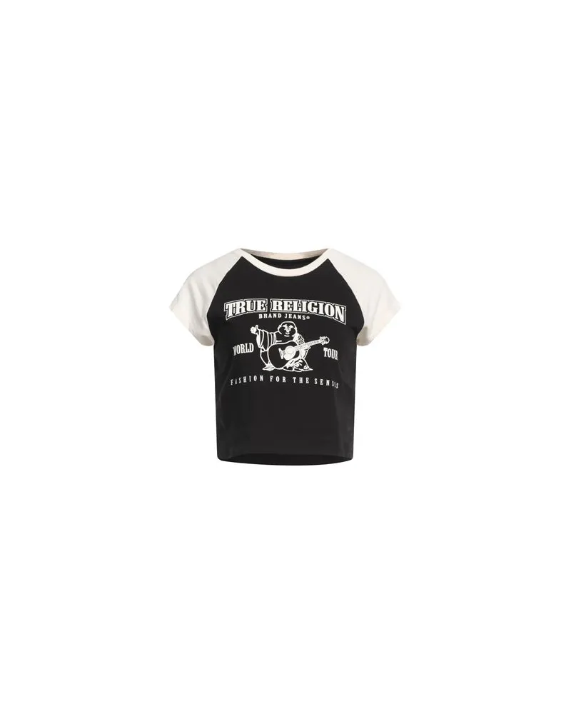 True Religion TOPS - T-shirtsauf YOOX.COM Schwarz