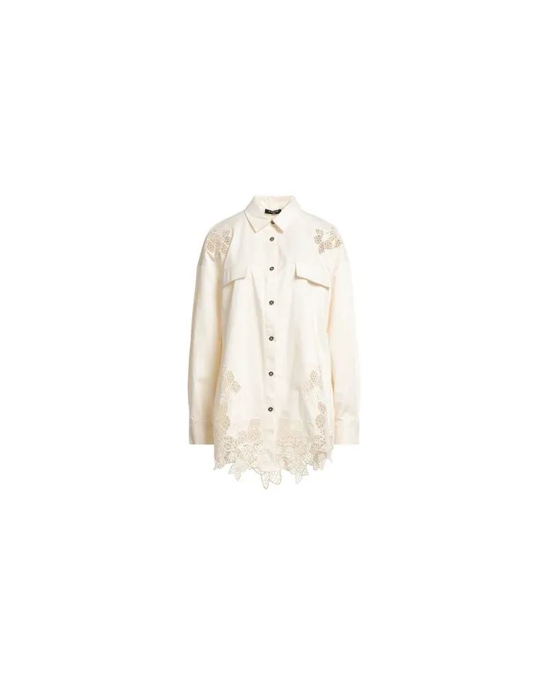 MARCIANO Los Angeles TOPS - Hemdenauf YOOX.COM Cremeweiß