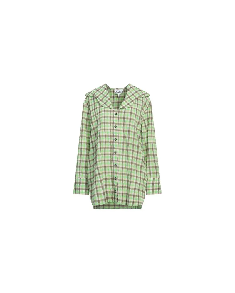 Ganni TOPS - Hemdenauf YOOX.COM Grün