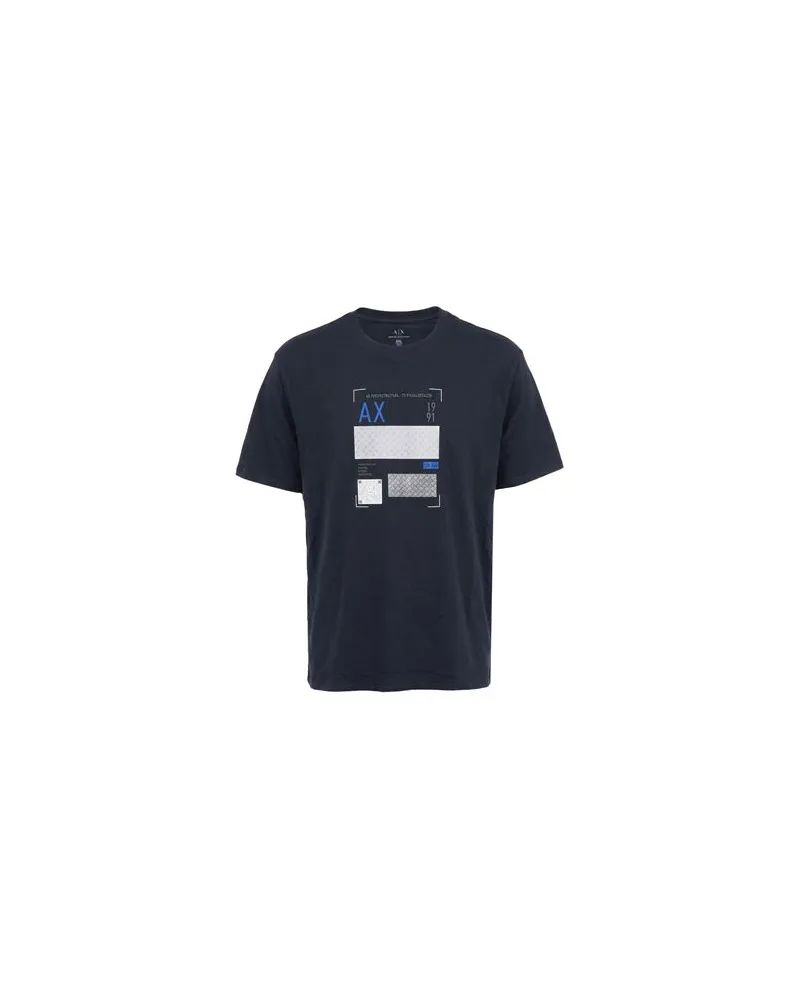 Armani Exchange TOPS - T-shirtsauf YOOX.COM Nachtblau