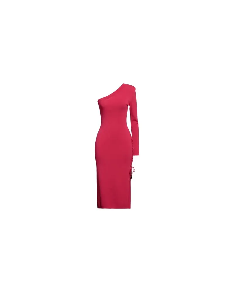 Elisabetta Franchi KLEIDER - Midi-Kleiderauf YOOX.COM Fuchsia