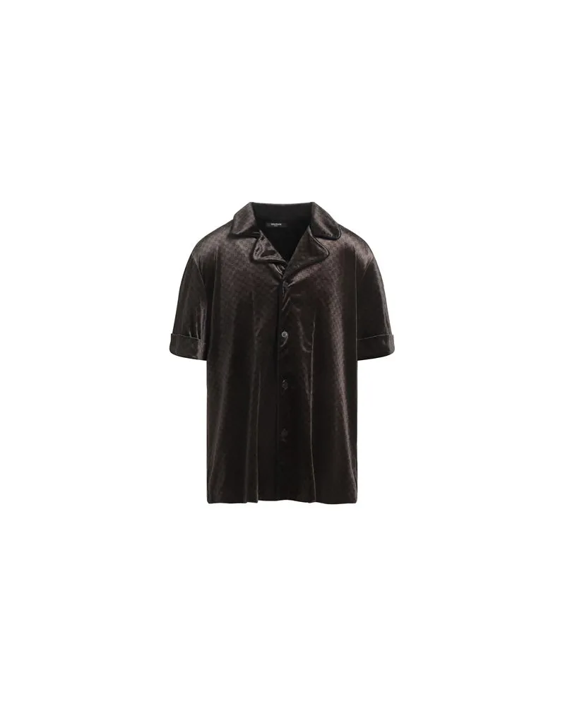 Balmain TOPS - Hemdenauf YOOX.COM Dunkelbraun