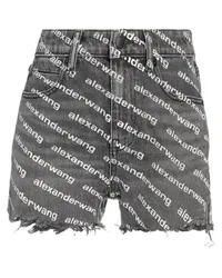 Alexander Wang Jeansshorts Schwarz