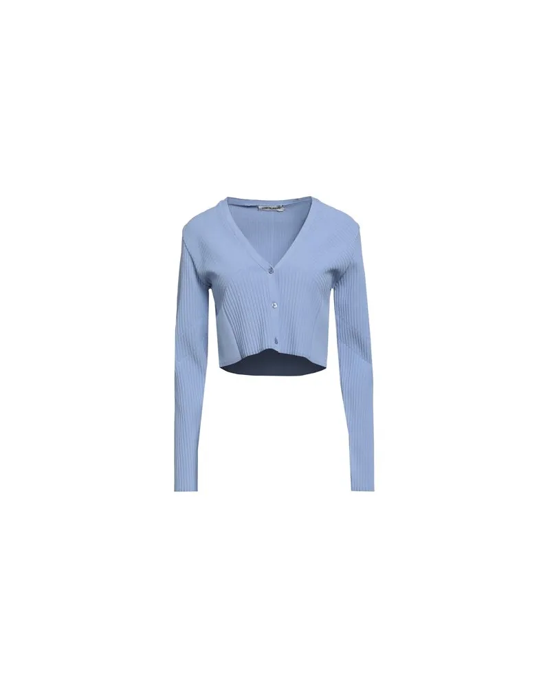 LOW CLASSIC STRICKWAREN - Strickjackenauf YOOX.COM Blaugrau