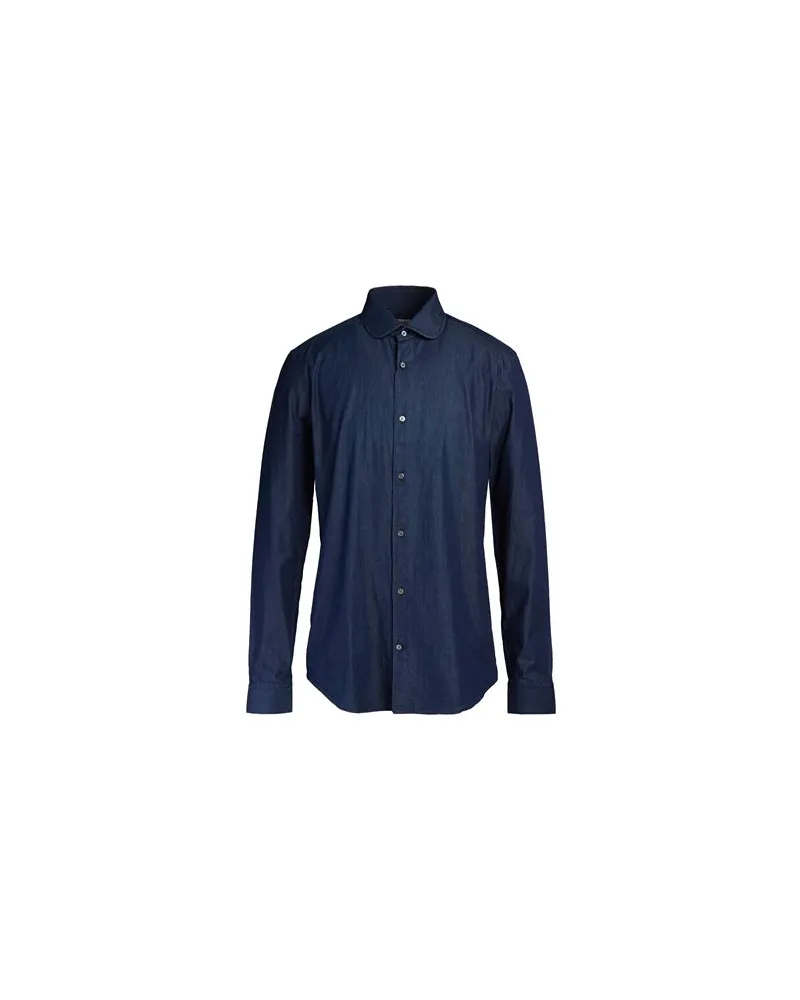 Corneliani TOPS - Jeanshemdenauf YOOX.COM Blau