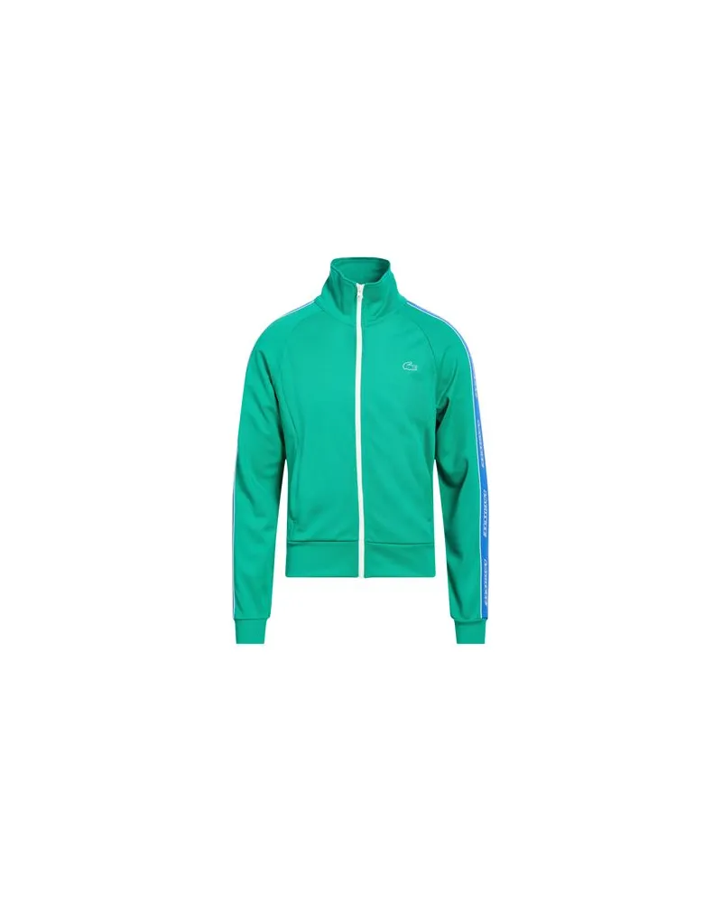 Lacoste TOPS - Sweatshirtsauf YOOX.COM Smaragdgrün