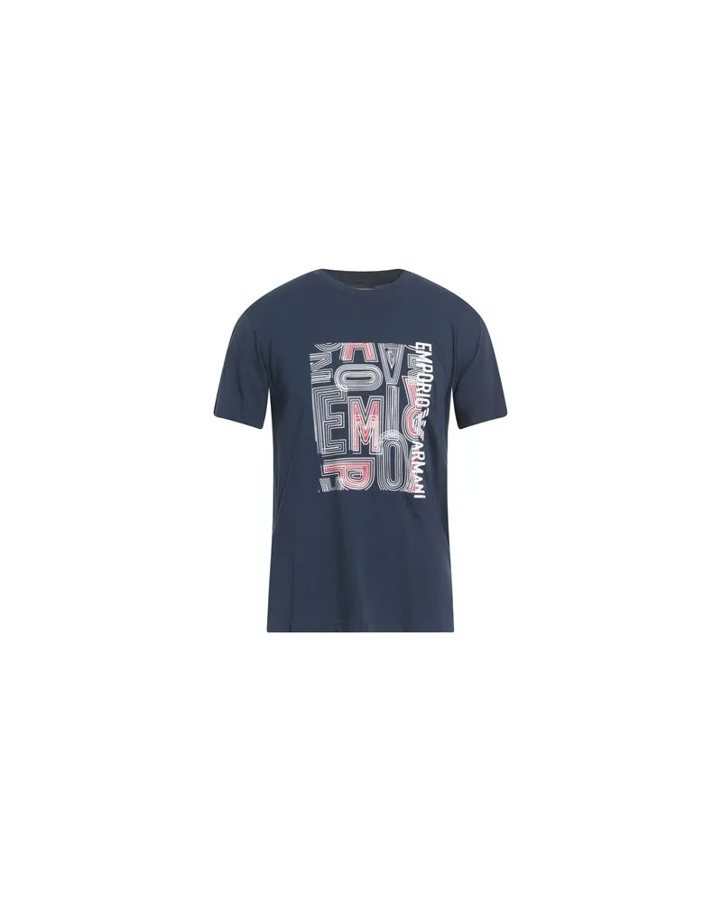 Emporio Armani SWIMWEAR - TOPS - T-shirtsauf YOOX.COM Marineblau