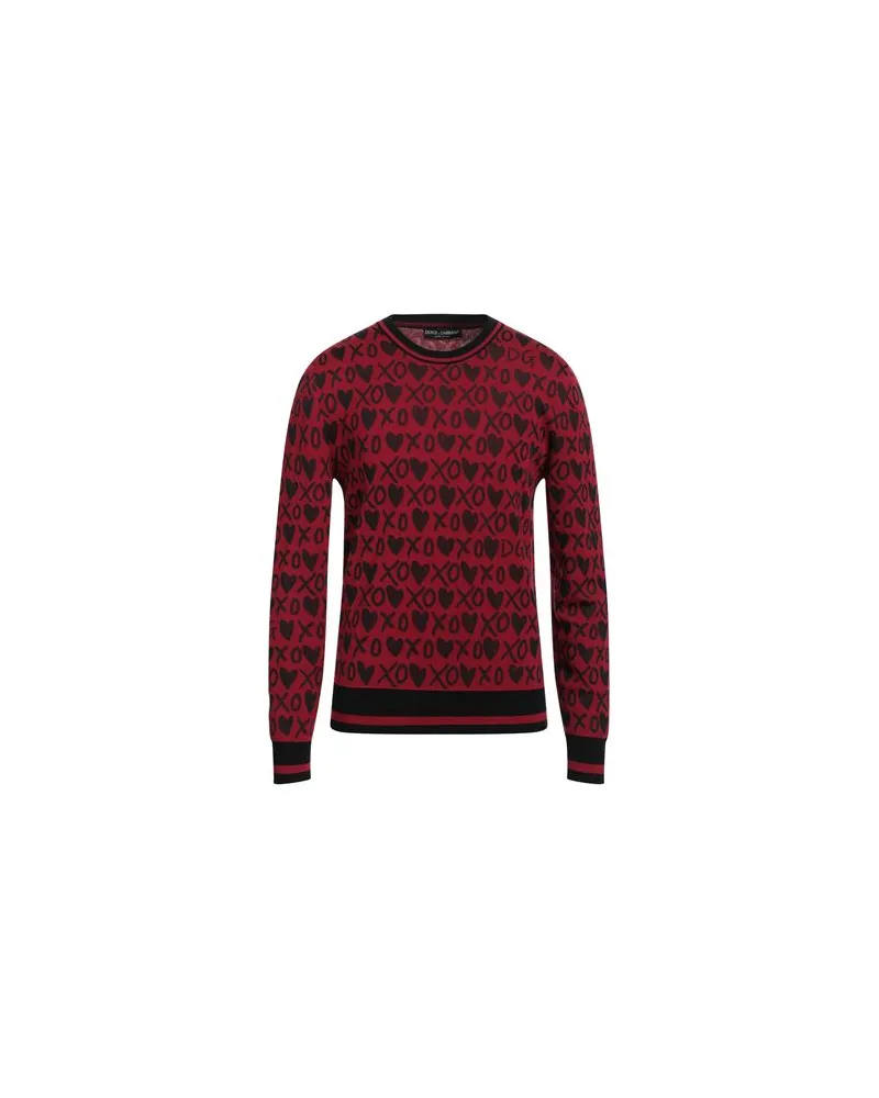 Dolce & Gabbana STRICKWAREN - Pulloverauf YOOX.COM Bordeaux