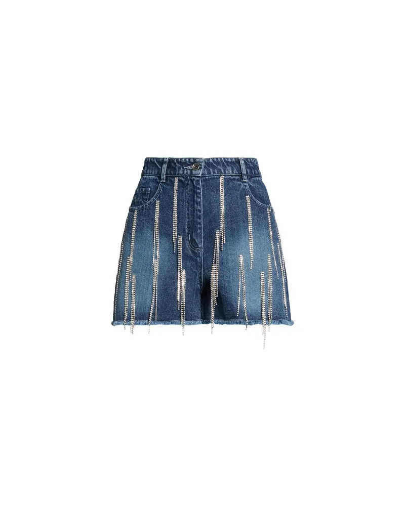 Patrizia Pepe HOSEN & RÖCKE - Jeansshortsauf YOOX.COM Blau