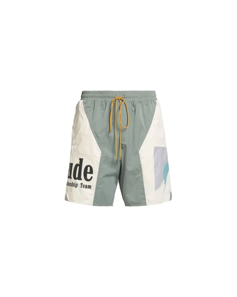 RHUDE HOSEN & RÖCKE - Shorts & Bermudashortsauf YOOX.COM Salbeigrün