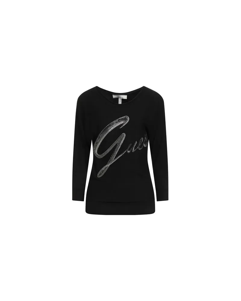 Guess STRICKWAREN - Pulloverauf YOOX.COM Schwarz