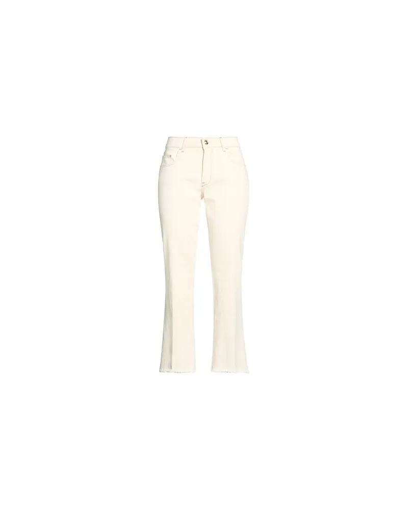 Fay HOSEN & RÖCKE - Jeanshosenauf YOOX.COM Cremeweiß