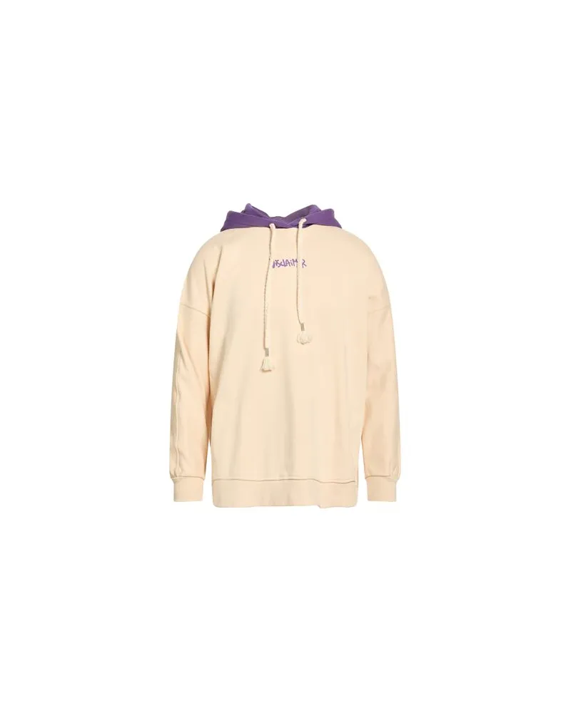 DISCLAIMER TOPS - Sweatshirtsauf YOOX.COM Cremeweiß