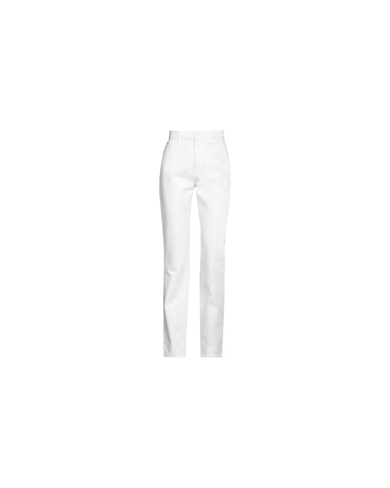 Raf Simons HOSEN & RÖCKE - Jeanshosenauf YOOX.COM Weiß