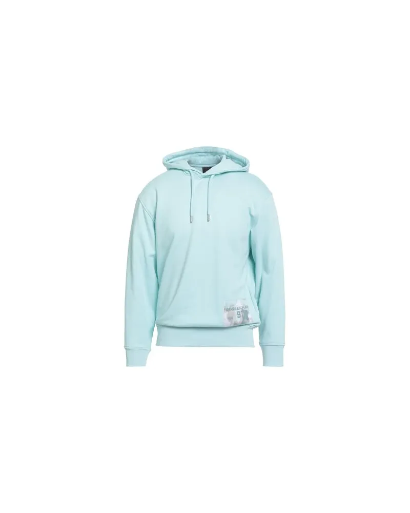 Armani Exchange TOPS - Sweatshirtsauf YOOX.COM Himmelblau