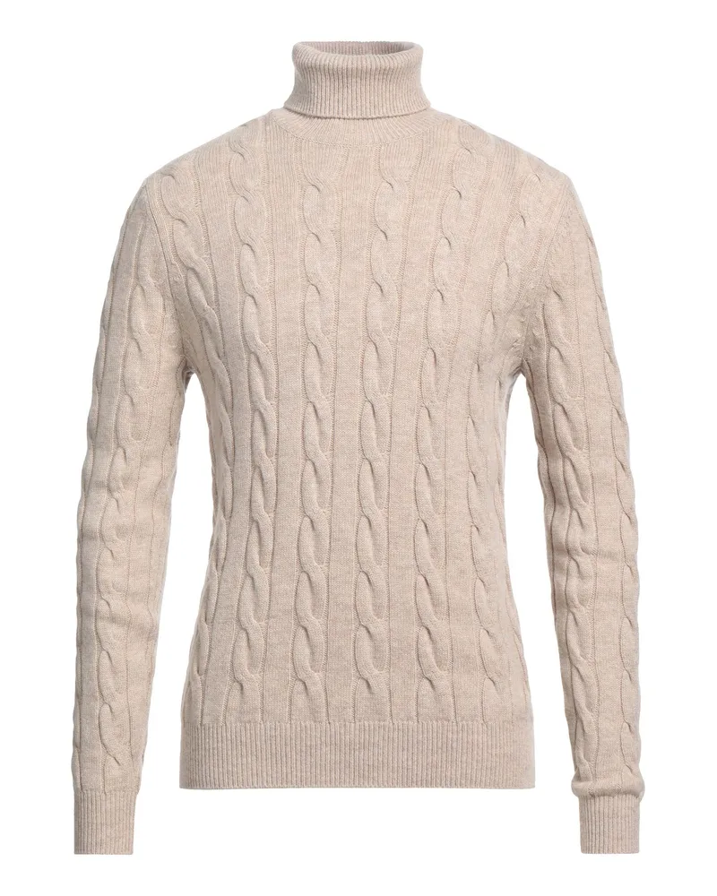 Malo Rollkragenpullover Beige