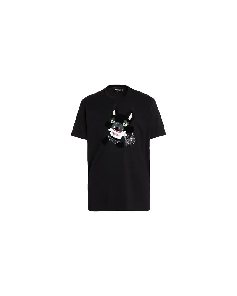 Dsquared2 TOPS - T-shirtsauf YOOX.COM Schwarz